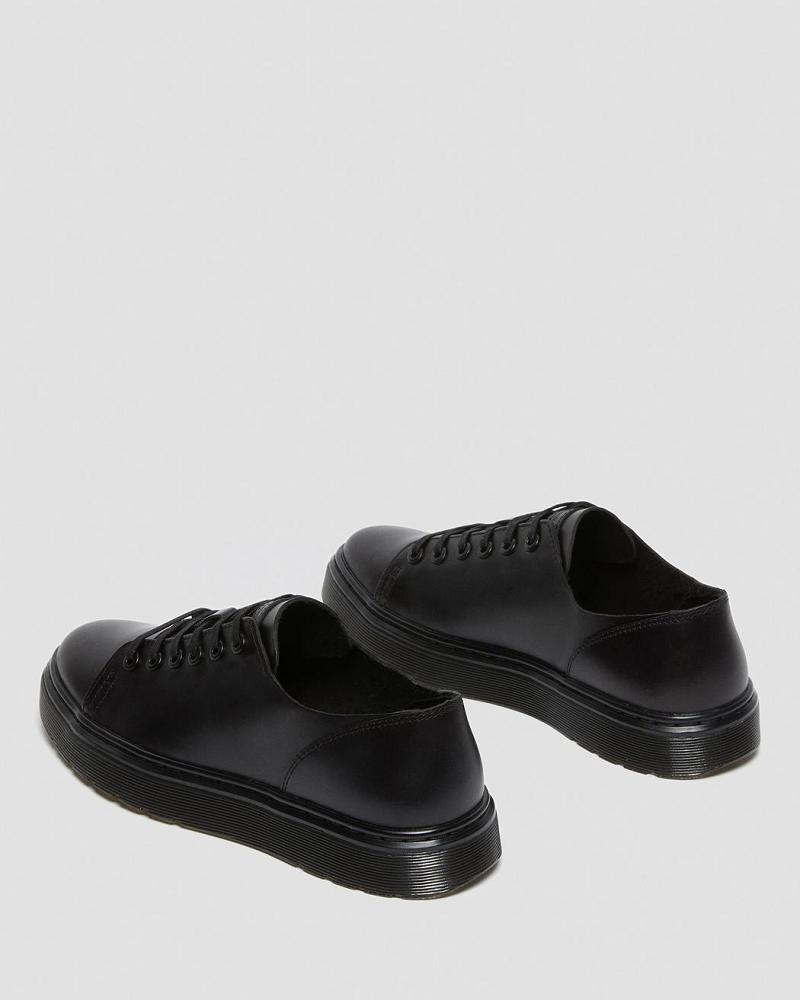 Zapatos Casuales Dr Martens Dante Brando Cuero Hombre Negros | MX 32UZG